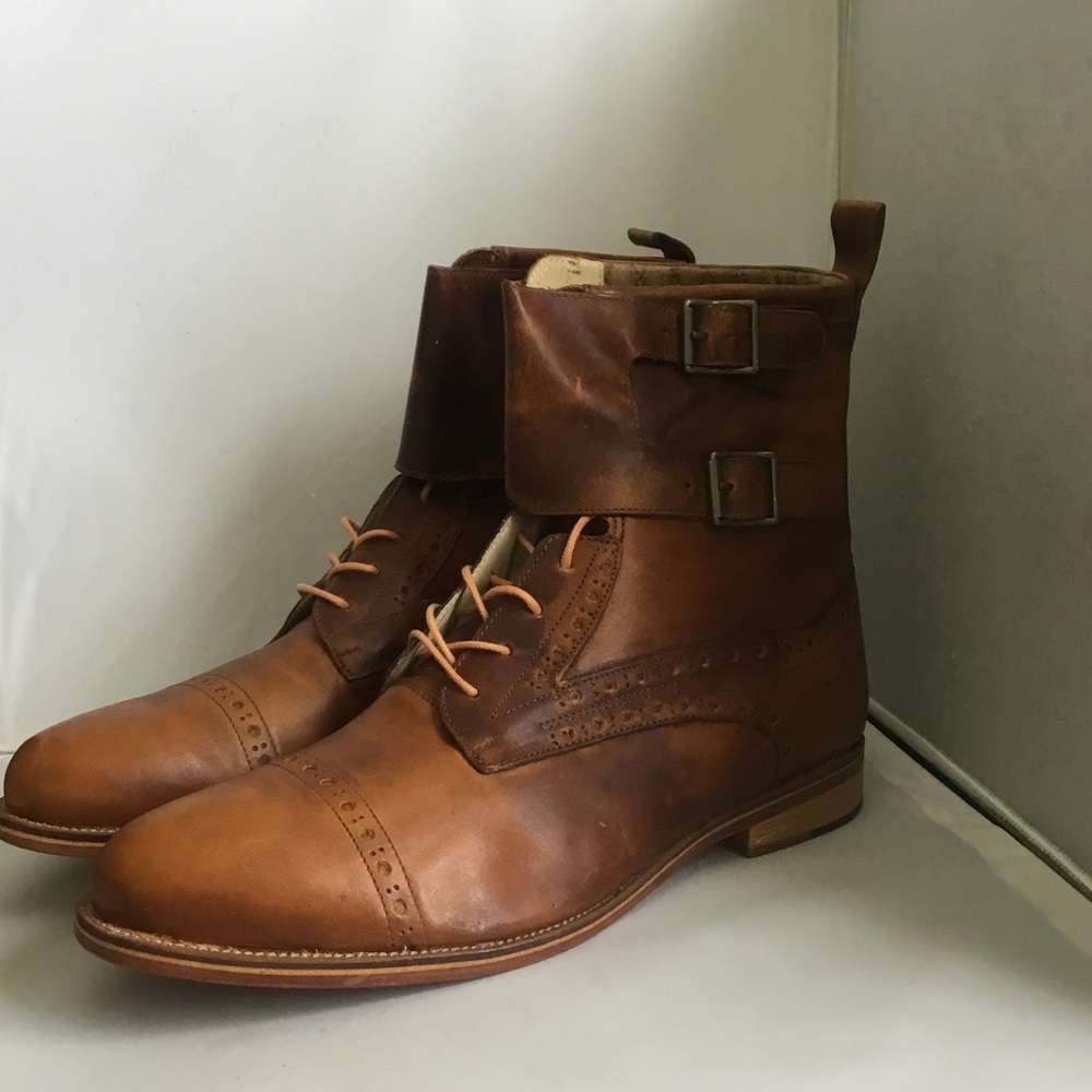 Men's Brown Leather Boots